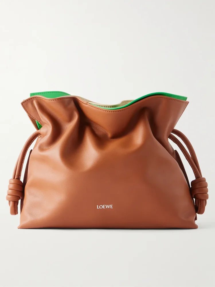 Flamenco Layers medium leather clutch