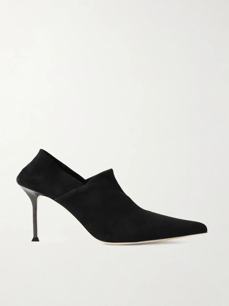 Helix suede pumps