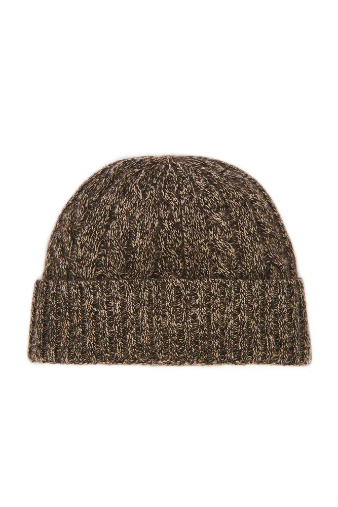 Cashmere Cable Beanie