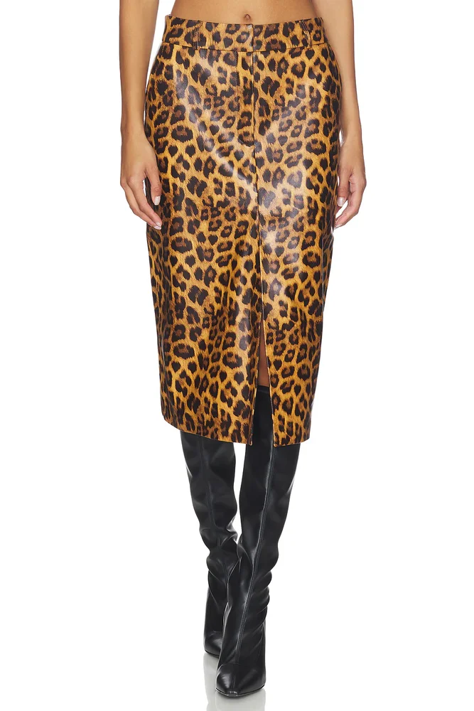 Leather Maxi Skirt