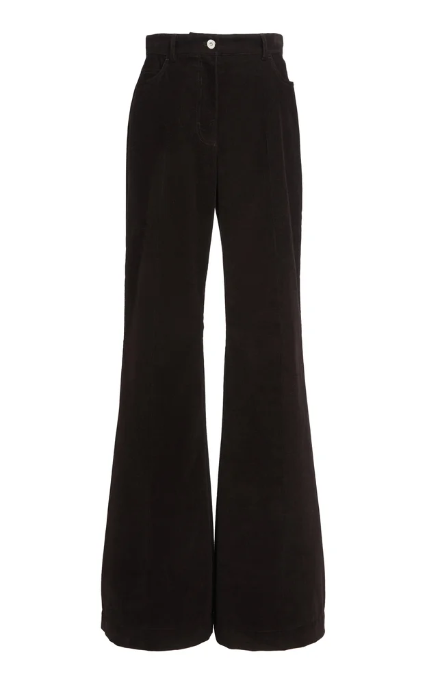 Sport Cotton-Blend Flared Pants