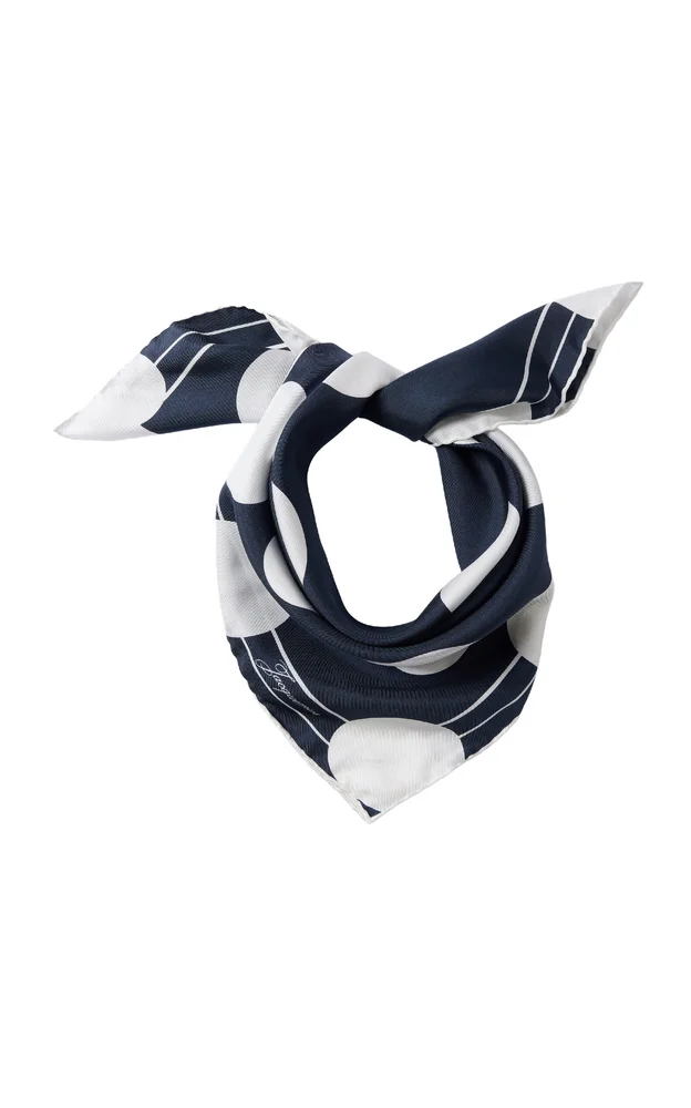 Le Foulard Coeur Silk Scarf