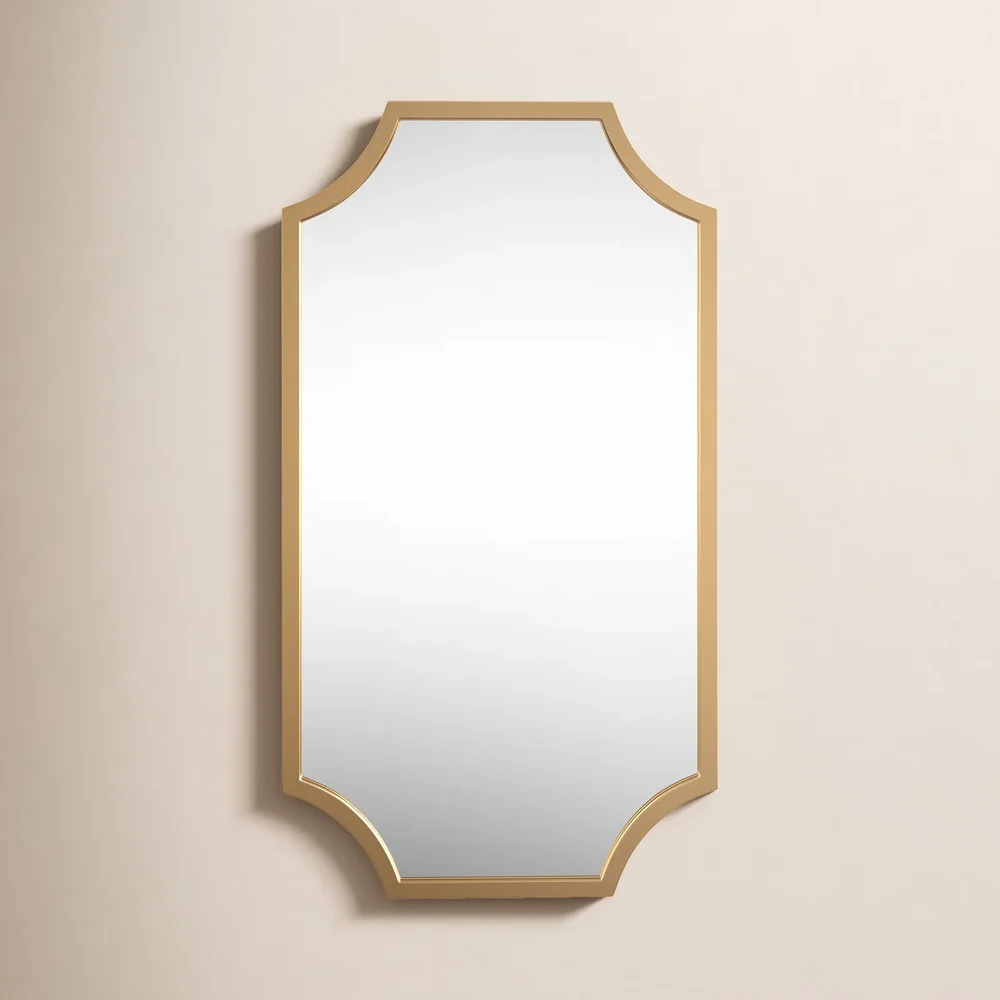 Toretto Metal Scalloped Wall Mirror
