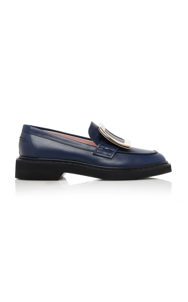 Viv Rangers Buckle Leather Loafers
