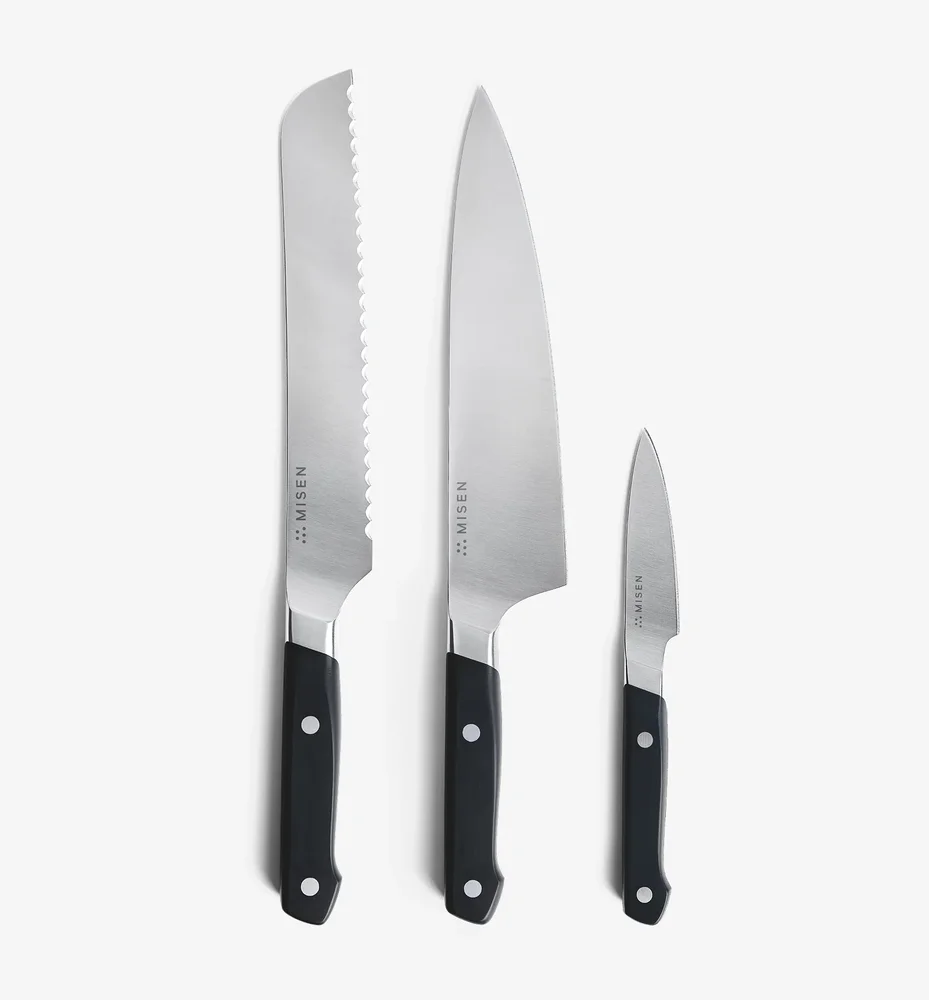3-Piece Knife Set (ACUTO440), Black