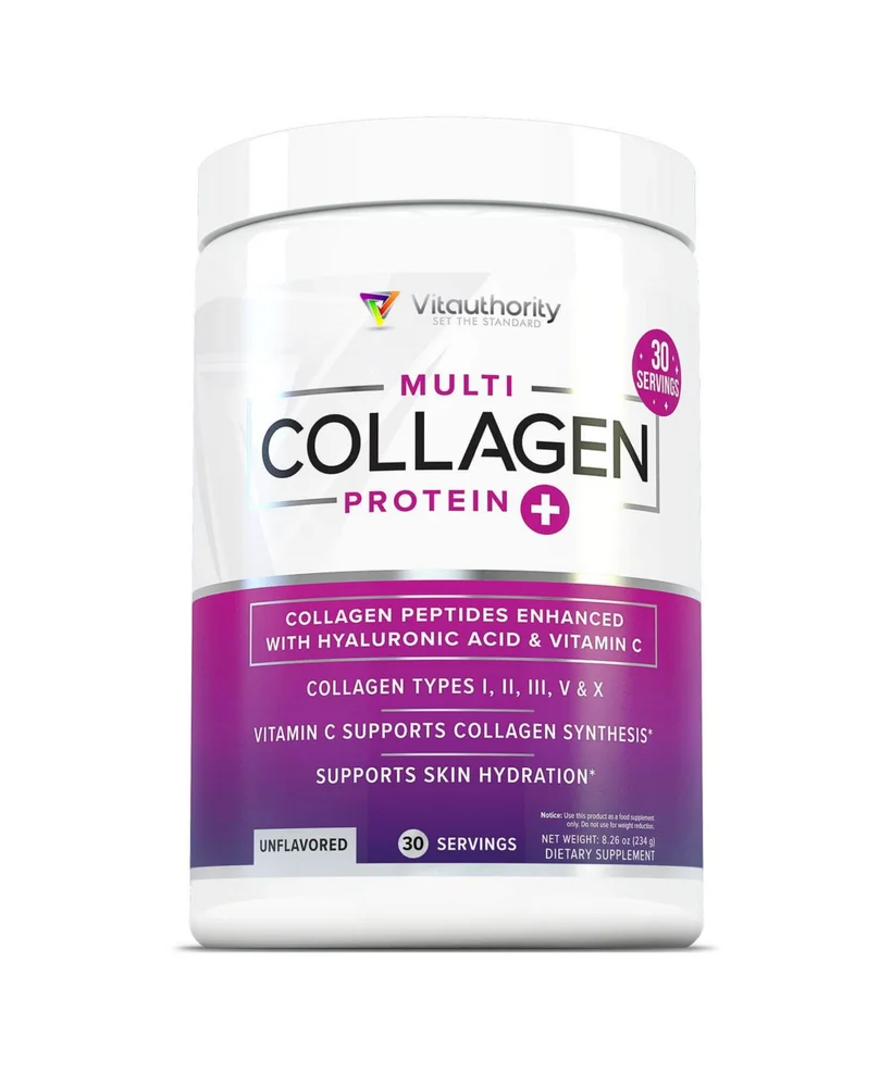 Multi Collagen Protein Plus, Unflavored, 30 Servings