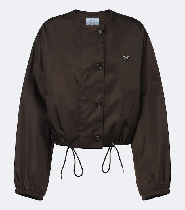 Re-Nylon cropped jacket
