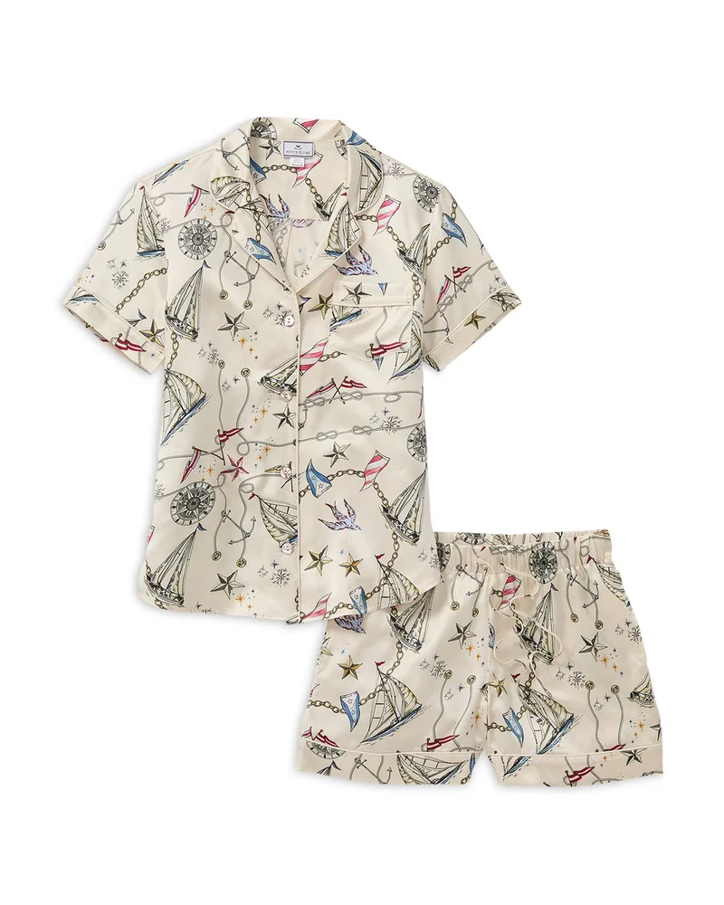 Regatta Royale Silk Short Sleeve Short Pajama Set
