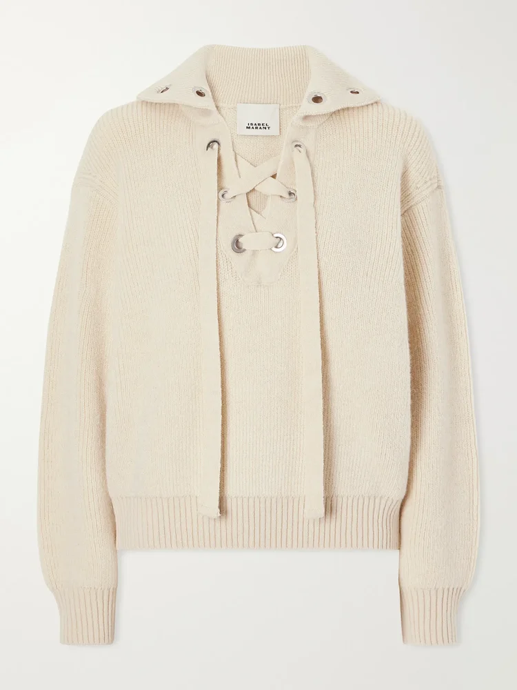 Ydalia wool and alpaca-blend sweater