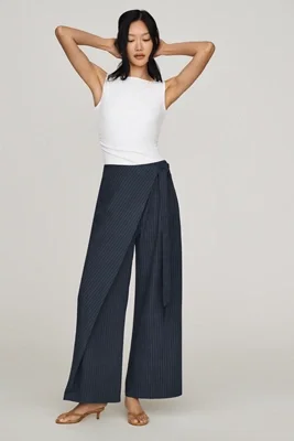 Whiteroom + Cactus Tie Wrap Pants