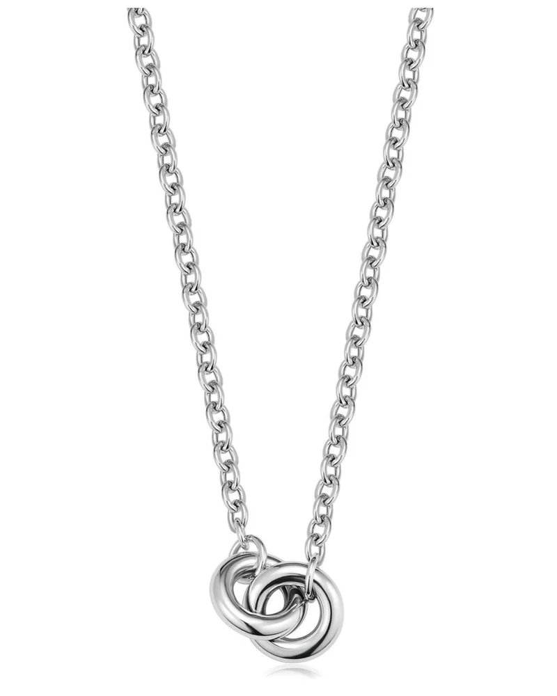 Sterling Silver Together Pendant Necklace, 20-inch