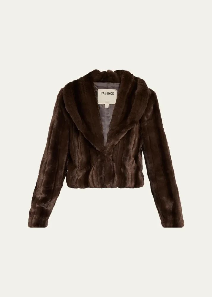 Davy Faux fur Cropped Jacket