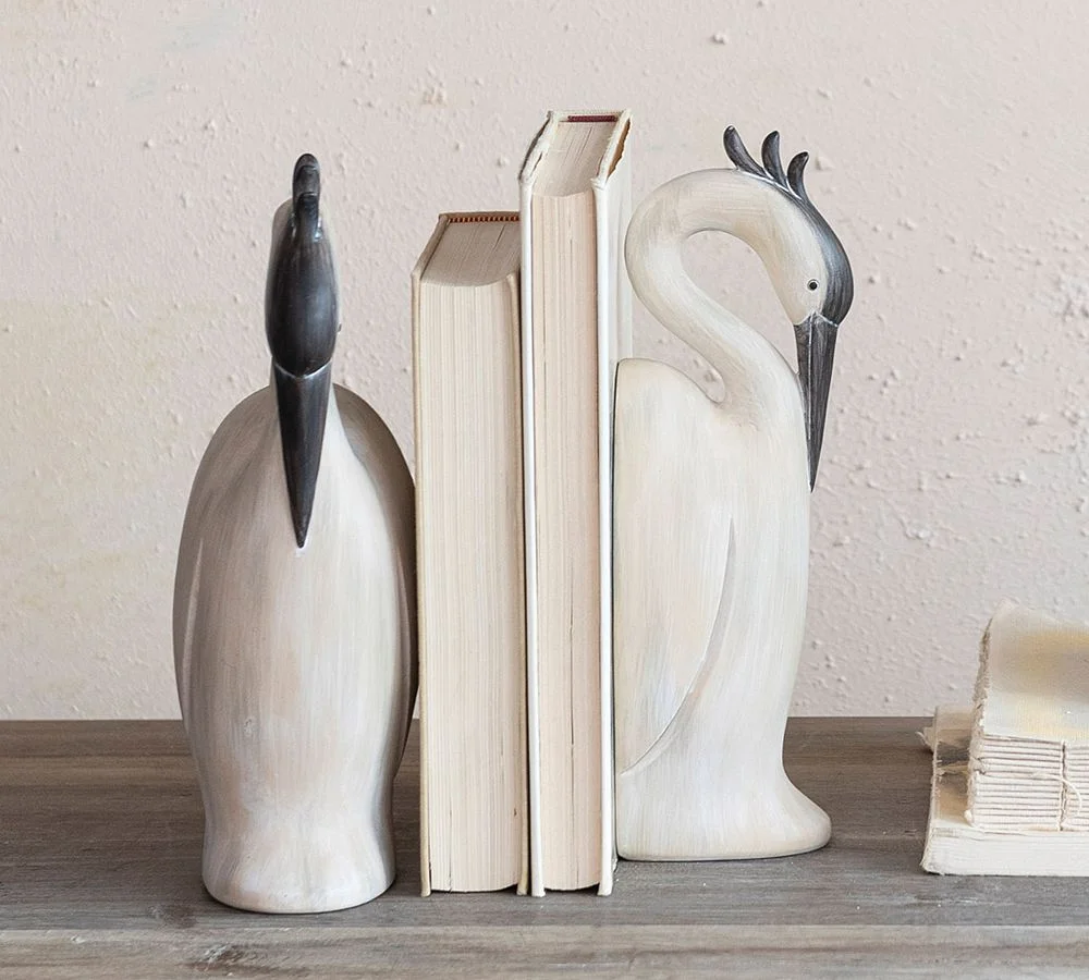 Heron Bookends, Set of 2