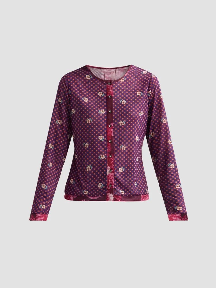Caddey Victorianne Floral Cardigan