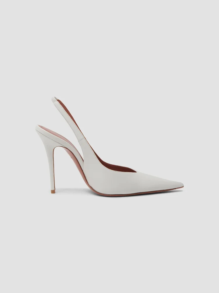 Anok 105MM Leather Slingback Pumps