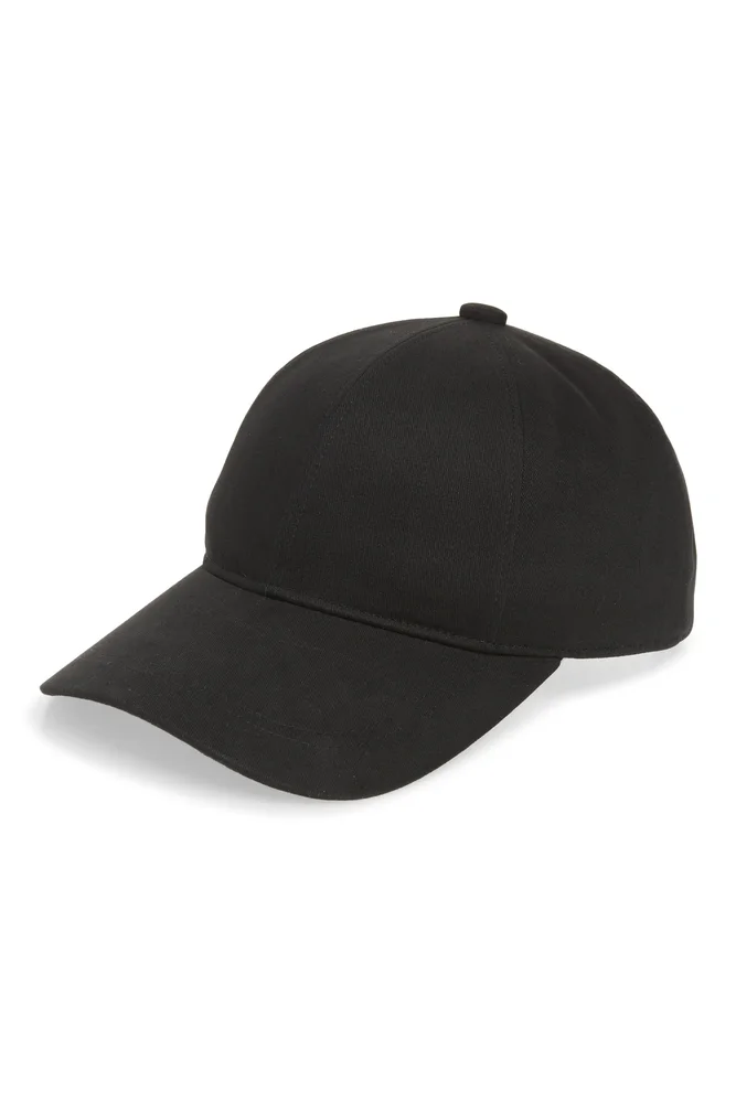 Brushed Cotton Baseball Cap