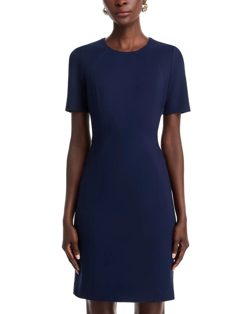 Judianne Short Sleeve Fitted Sheath Dress