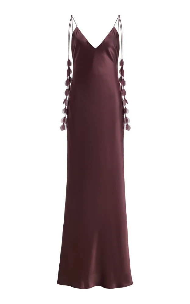 Pascale Silk Maxi Slip Dress