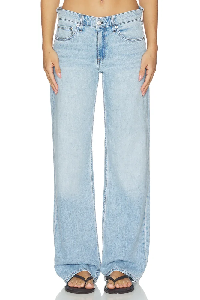 Featherweight Cam Low Rise Full Straight Jeans