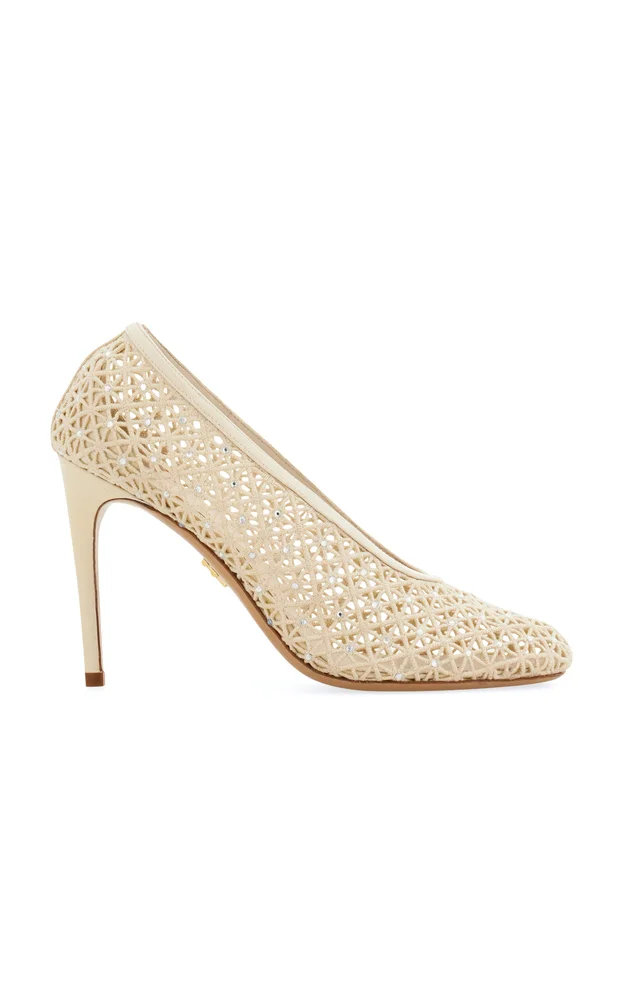 Sol Woven Leather Pumps