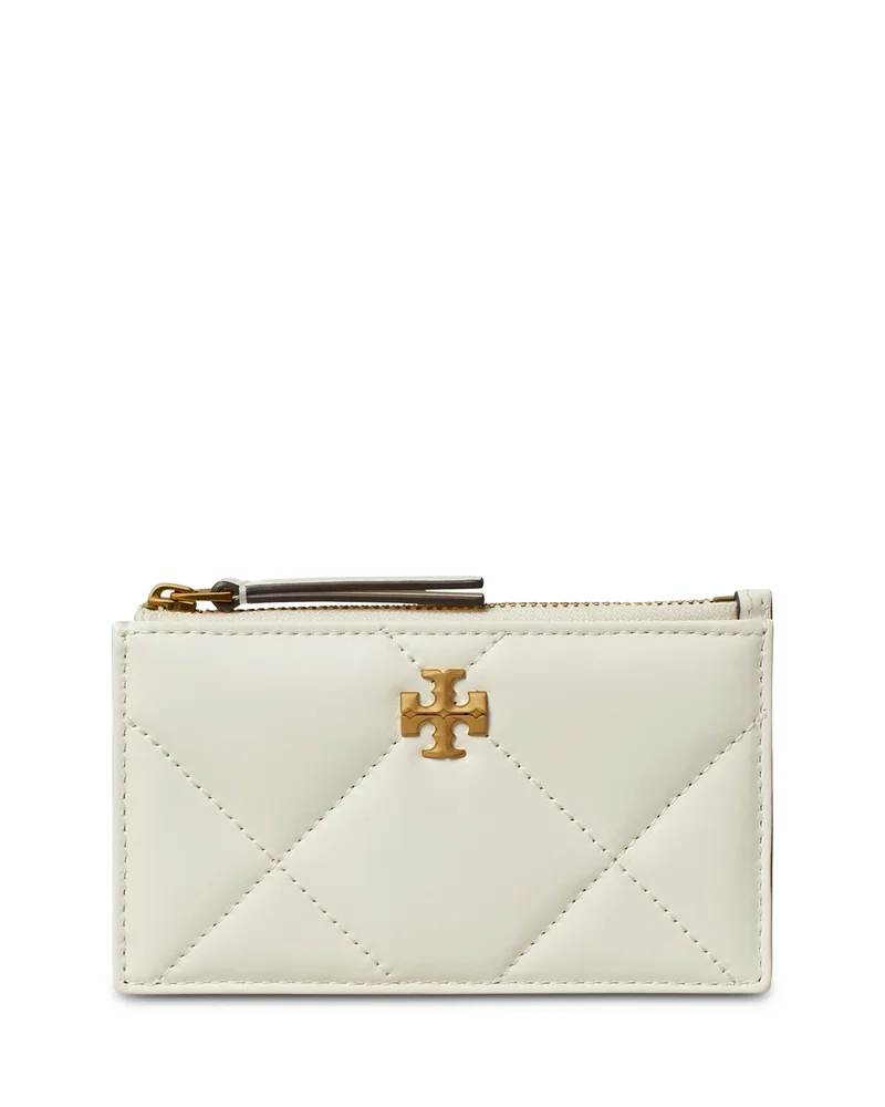 Kira Diamond Quilt Zip Card Case