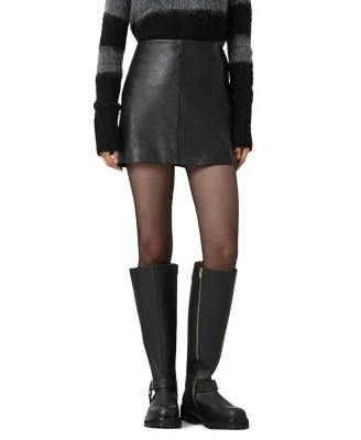 Renai Leather Skirt