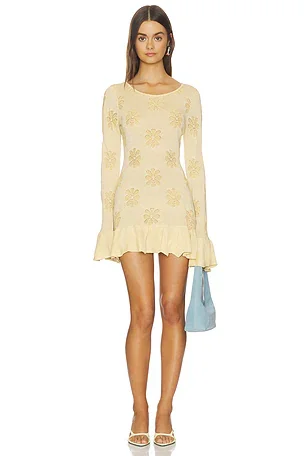 Rafaella Mini Dress - Lemon