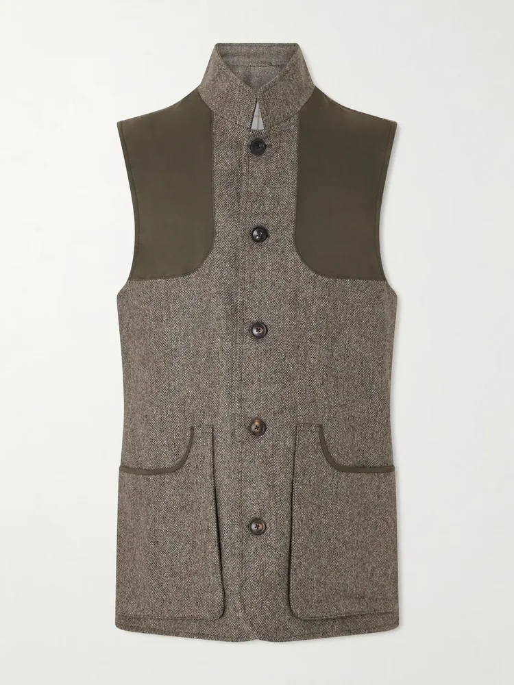 Wool-Tweed Gilet