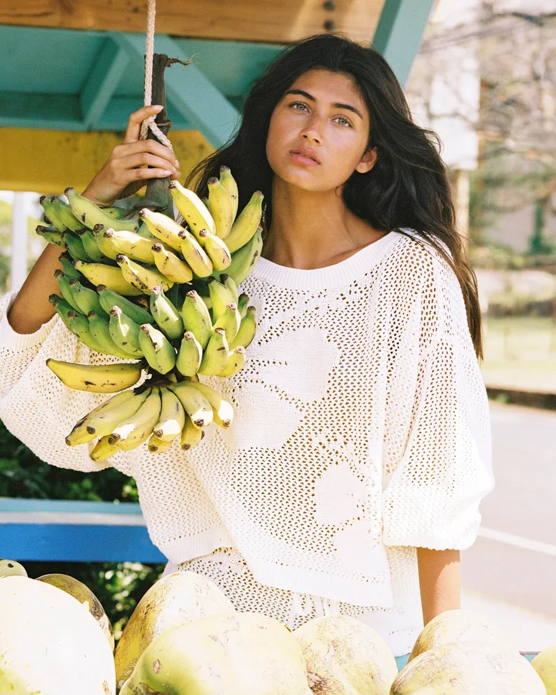 Island Time Sweater - Cream