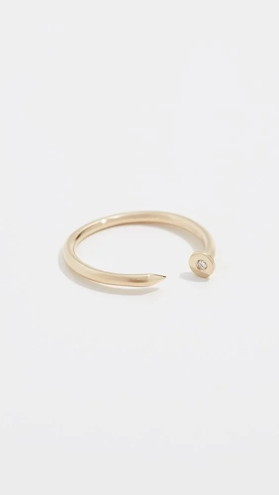 14k Nail Ring