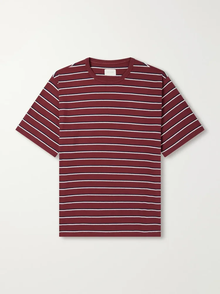 Striped Cotton-Jersey T-Shirt