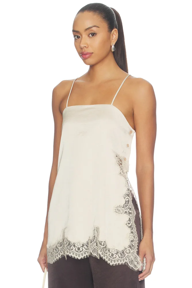 Side Button Cami