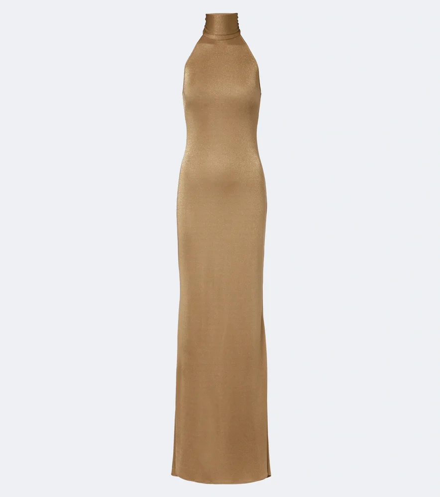 Kelsie halterneck gown