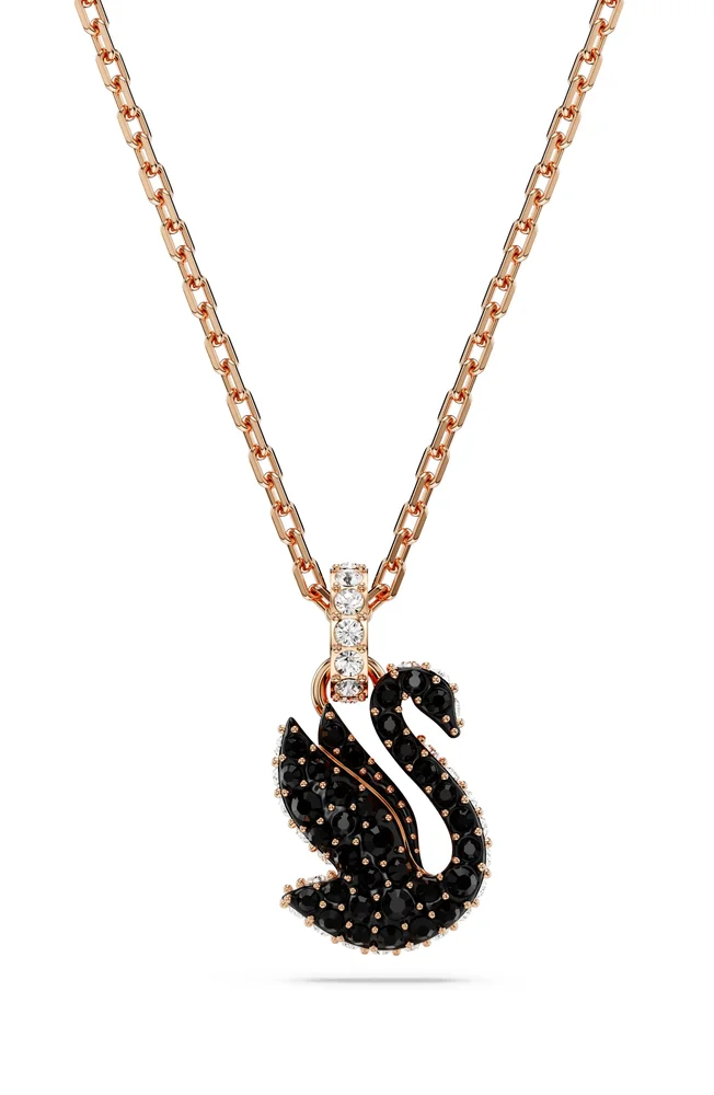 Swan Crystal Pendant Necklace
