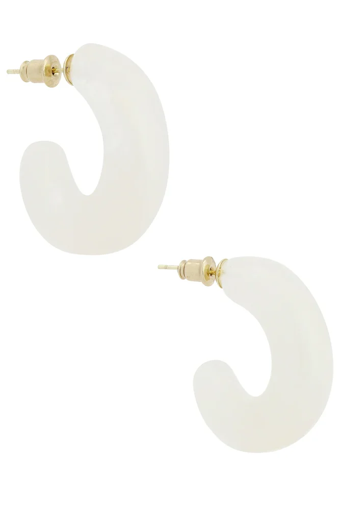 Acacia Hoop Earrings