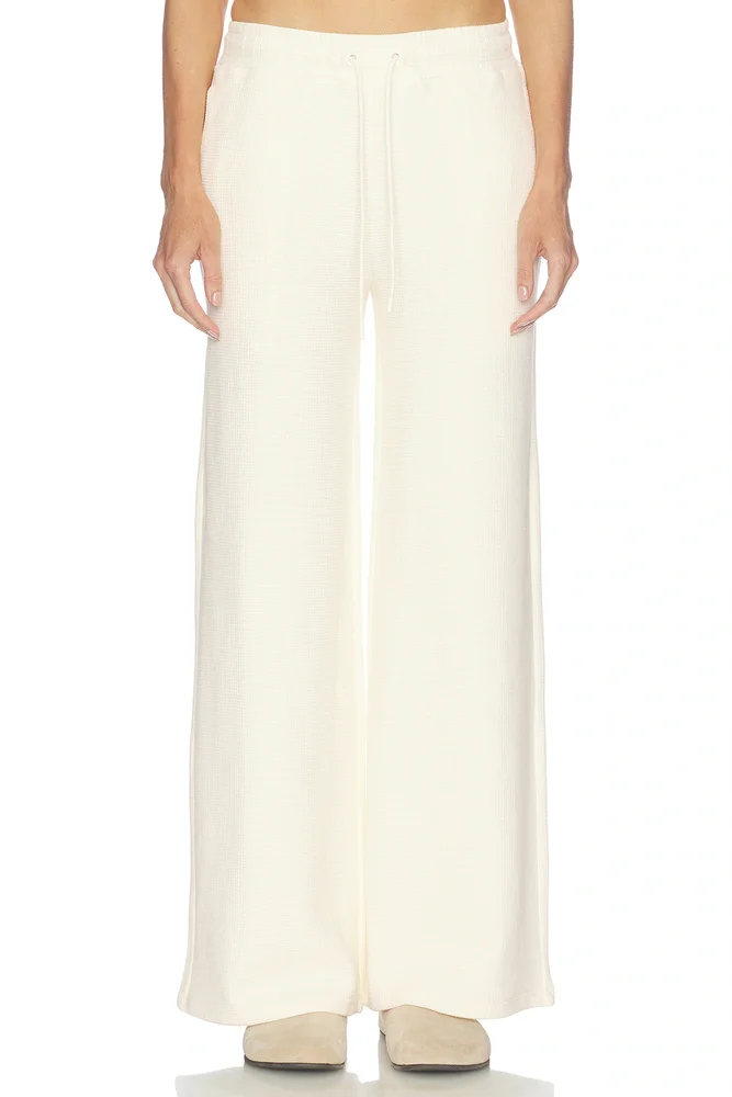 Waffle Knit Track Pant