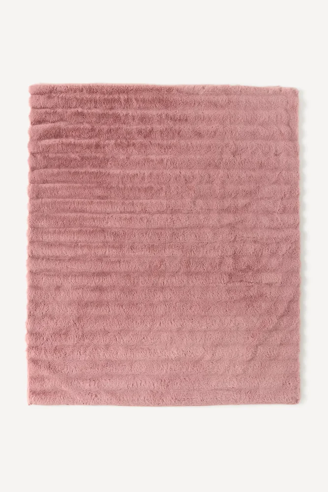 Selena Double-Sided Faux Fur Throw Blanket