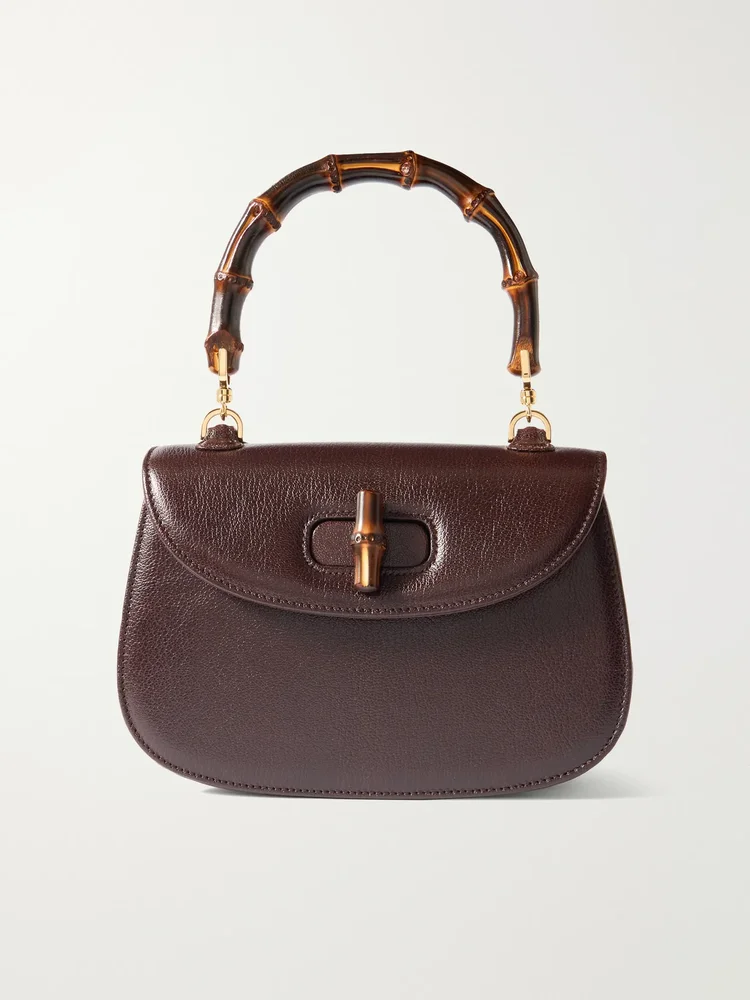 Bamboo 1947 small textured-leather top-handle bag