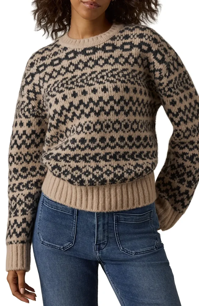 Apres Fair Isle Crewneck Sweater