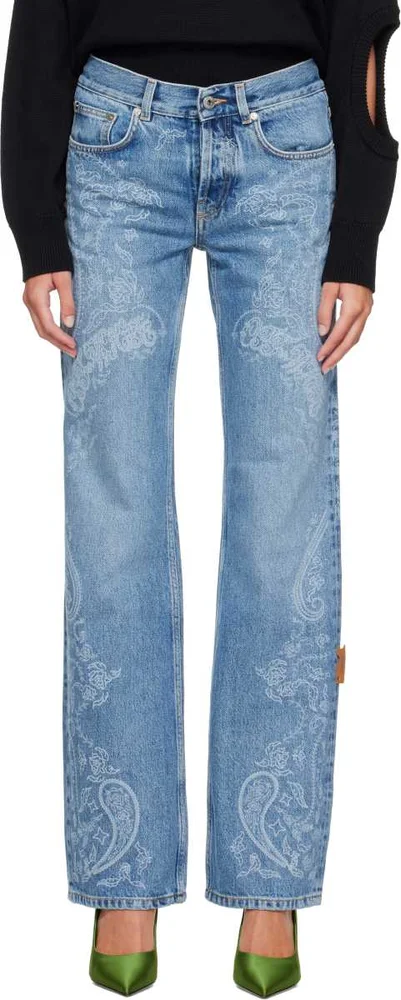Blue Paisley Susy Jeans