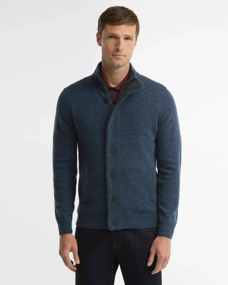Essential Elbow-Patch Cardigan