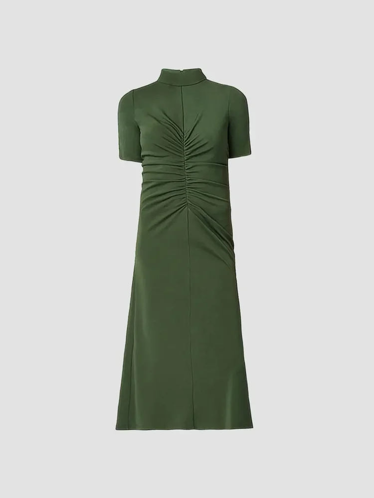 Shelly Ruched Midi Dress