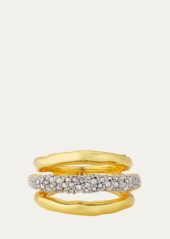 Alexis Bittar Solanales Crystal Orbiting Ring