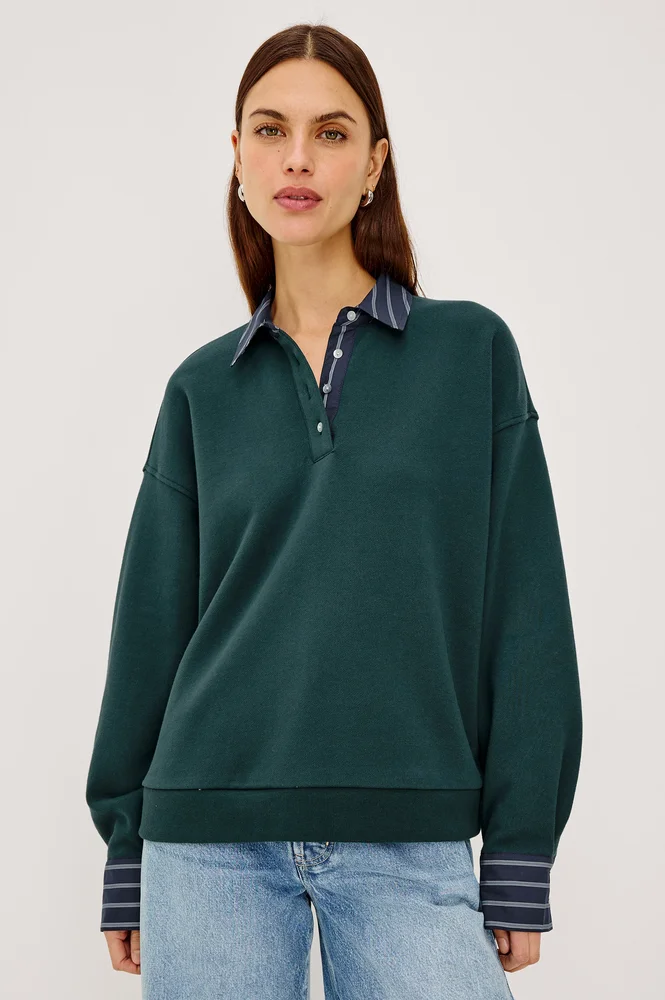 ZAVIER SWEATSHIRT - FOREST