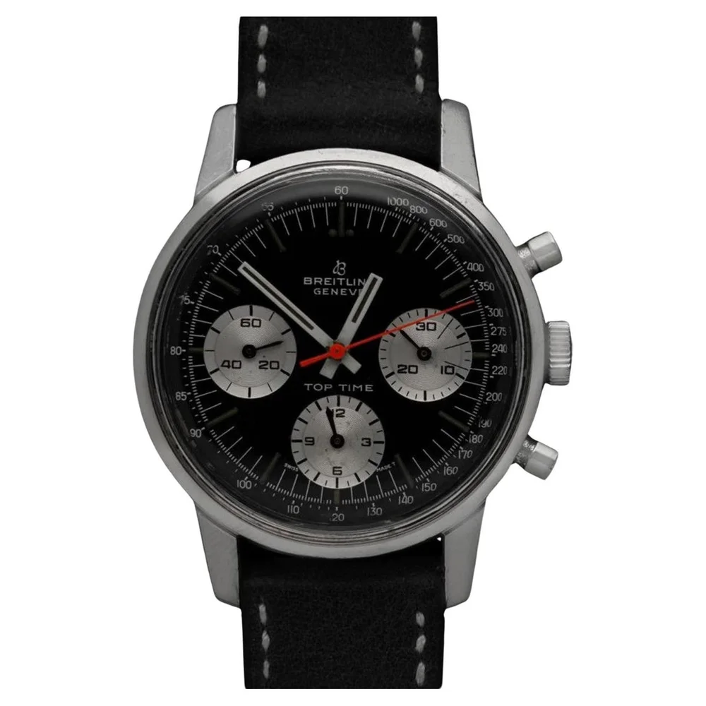 Pre-Owned 1969 Breitling Top Time Reverse Panda Chronograph