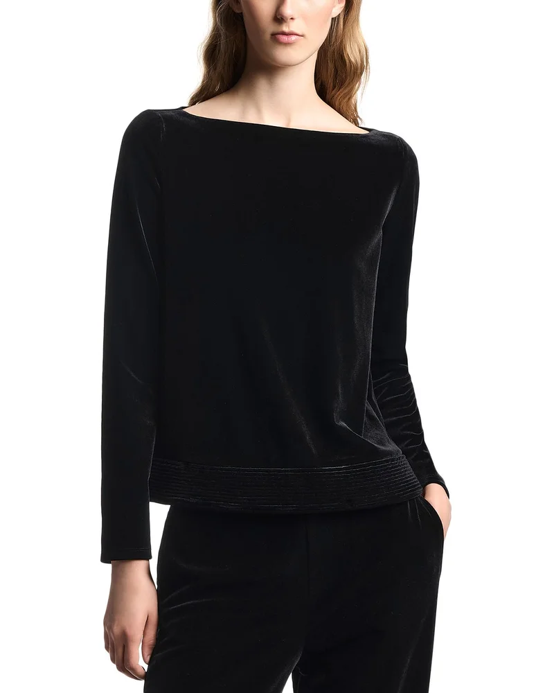 Stretch Chenille Jersey Top