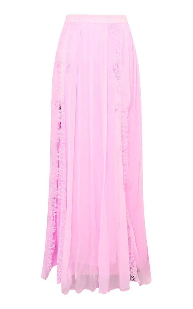 Isabelline Chiffon Slit Skirt