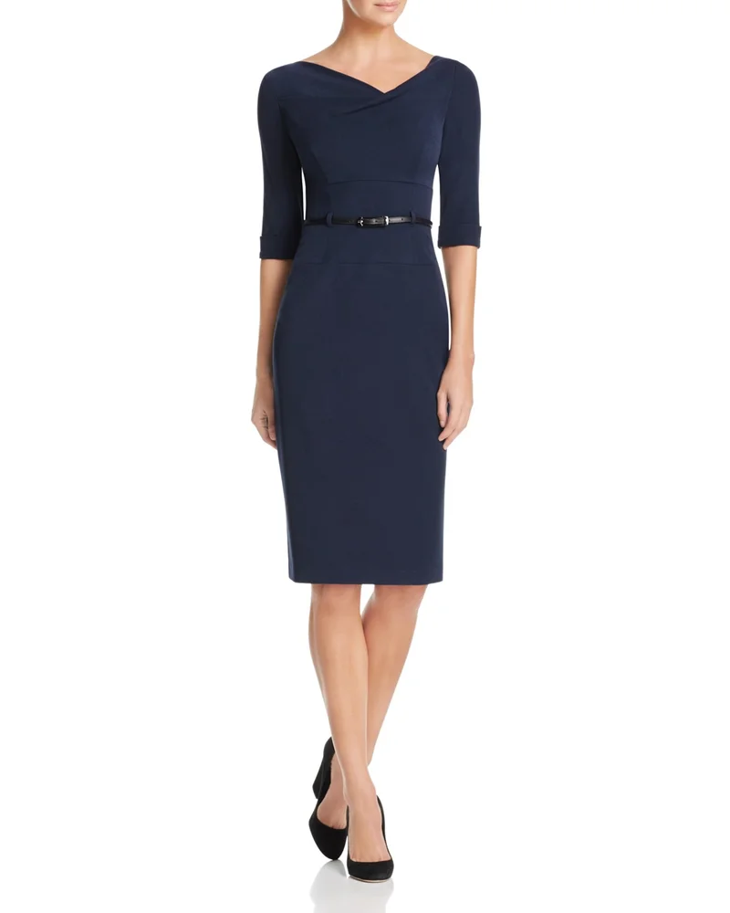 Jackie Belted Sheath Dress