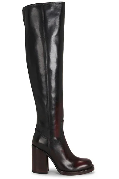 Square Toe Over The Knee Boot