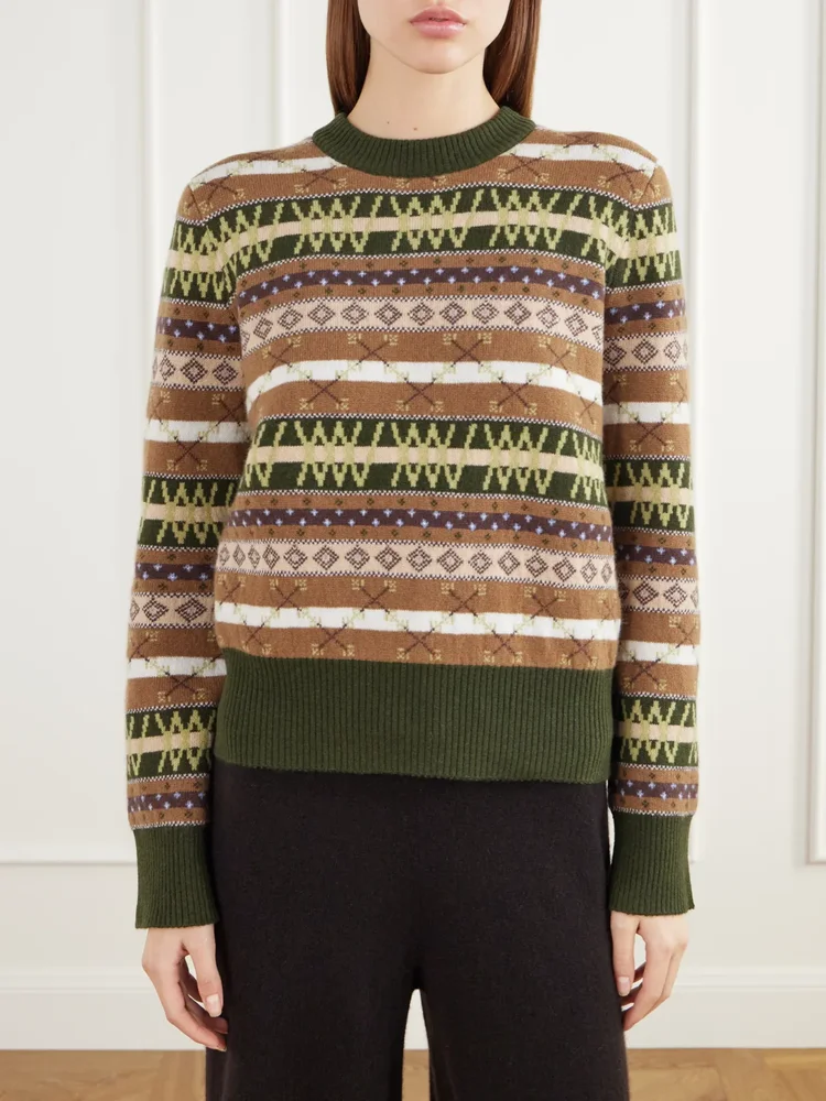 Skye Fair Isle merino wool sweater